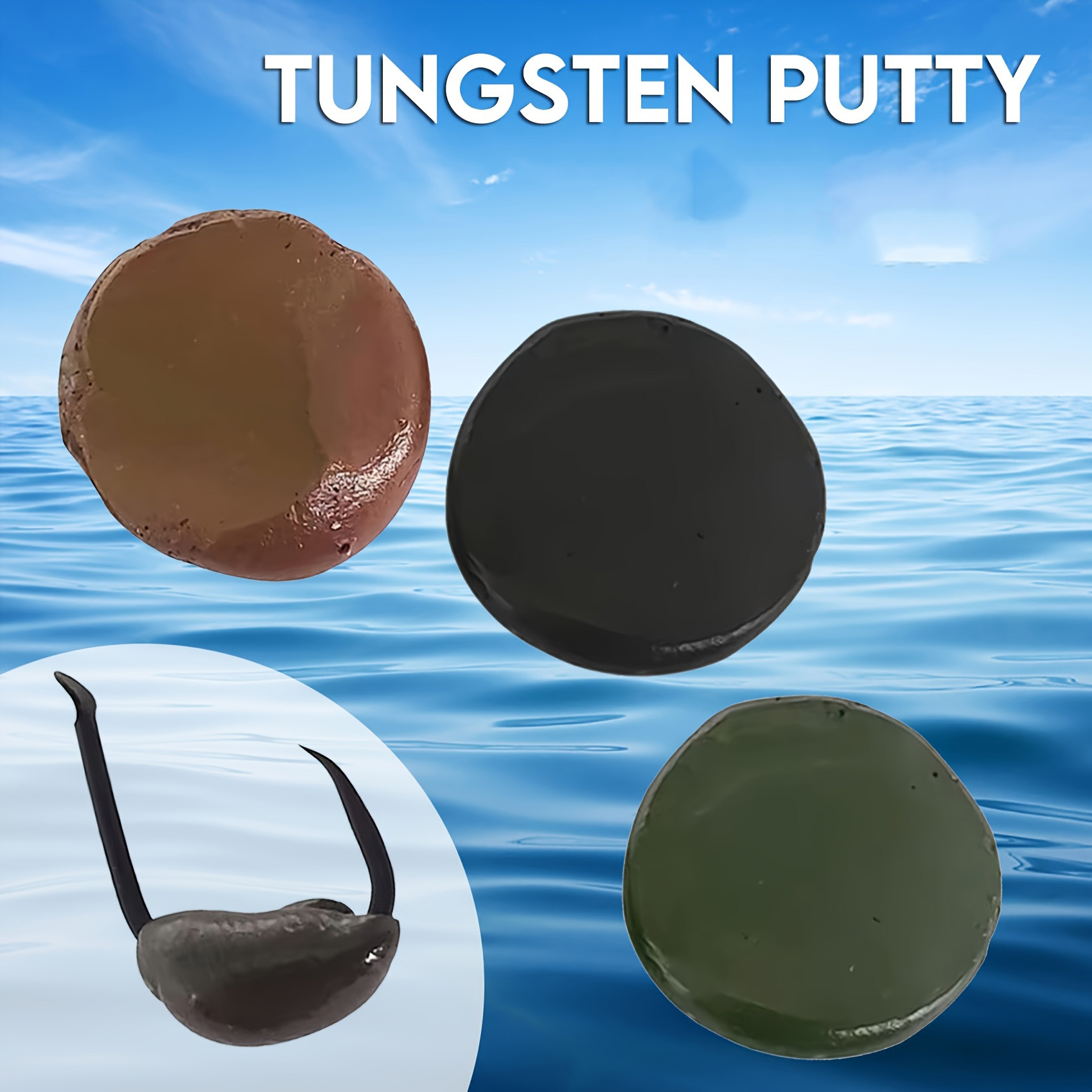 Fishing Equipment Lures - Вольфрамовая шпатлевка 0,5 унции (15 г)