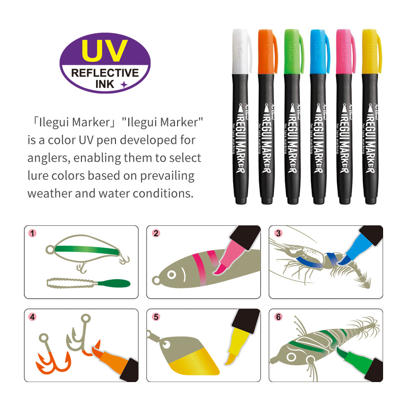 Новая УФ-флуоресцентная ручка- – обзор и цена Fishing Equipment Lures