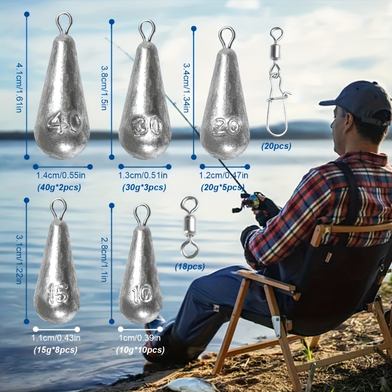 66 шт. грузила для рыбалки и н – обзор и цена Fishing Equipment Set