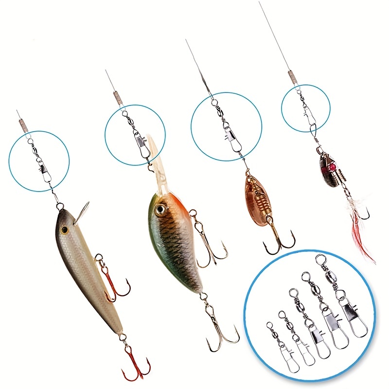 50/200 шт. Вертлюги-карабины д – обзор и цена Fishing Equipment Set
